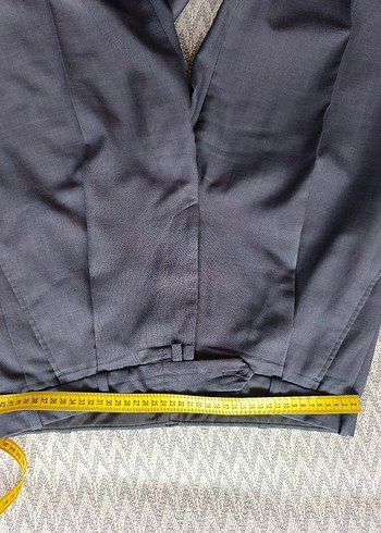 Blue grey  renk kumaş Erkek Pantolon - Görsel 2