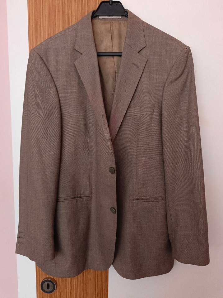 Bej Düğmeli Erkek ceket - Görsel 2