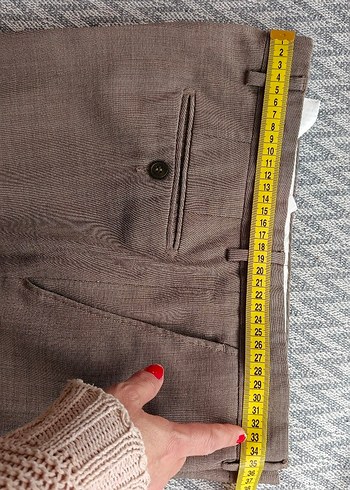 Bej Regular Fit Midi Erkek Pantolon - Görsel 2