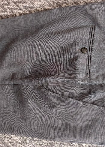 Açık gri erkek kumaş pantolon - Görsel 2