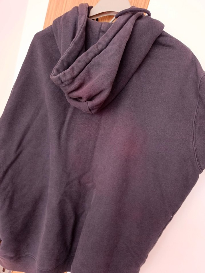 Gri Kapüşonlu Fermuarlı Erkek Polar - Görsel 4