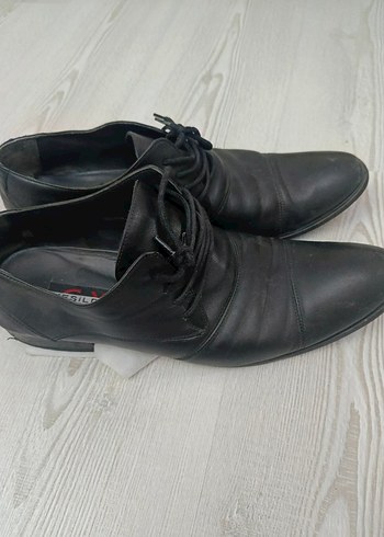 Erkek Klasik Siyah Deri Ayakkabı - Görsel 3