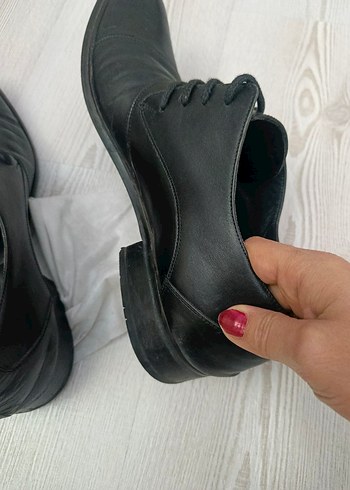 Erkek Klasik Siyah Deri Ayakkabı - Görsel 5