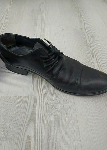 Erkek Klasik Siyah Deri Ayakkabı - Görsel 2
