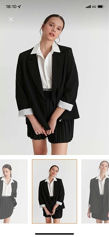 Fred Perry Siyah blazer