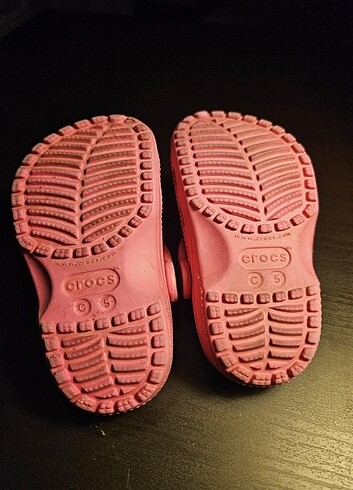 20 Beden Çocuk crocs terlik