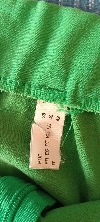 40 Beden yeşil Renk Pantolon,esnek
