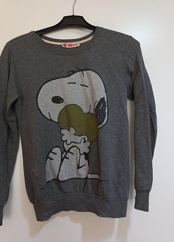 snopy gri sweat