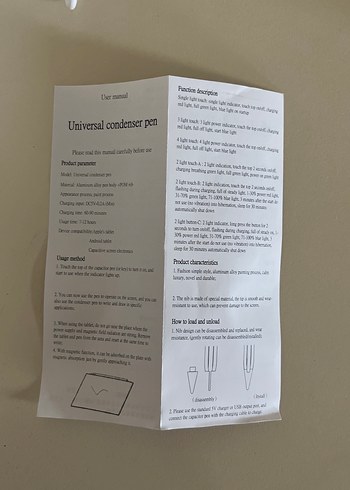 Beyaz Evrensel Stylus Kalem - Görsel 2