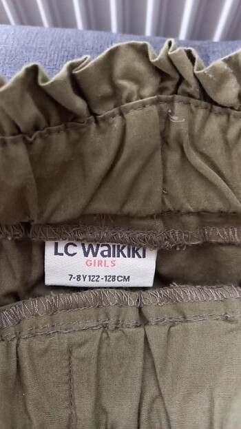 LC Waikiki Lcw marka 7-8 yas haki bilekte pantolon