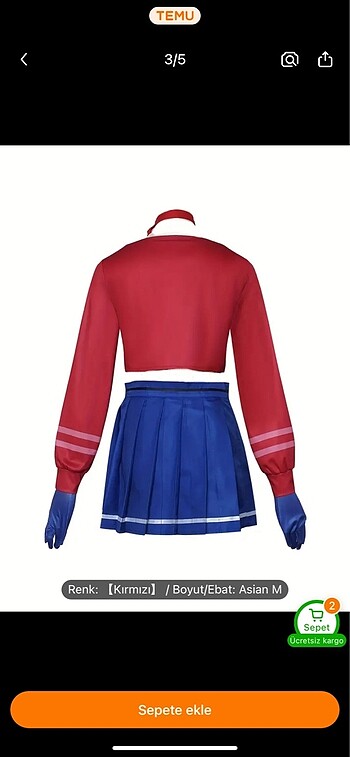 m Beden Mita cosplay (