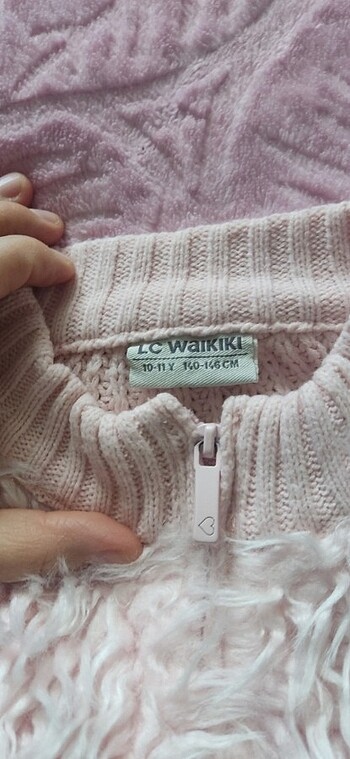 10 Yaş Beden LCW Waikiki kız fermuarlı hırka