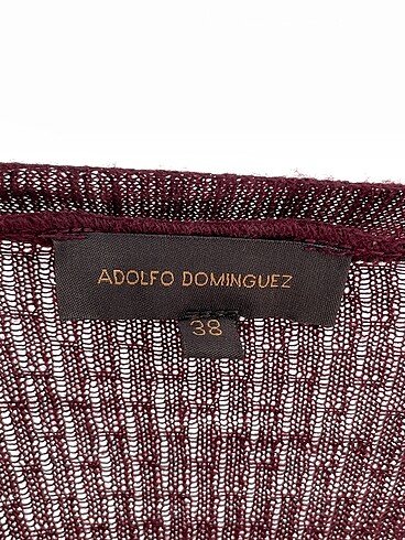 38 Beden bordo Renk Adolfo Dominguez Hırka %70 İndirimli.