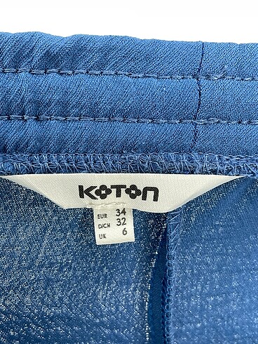 34 Beden mavi Renk Koton Düz Kesim %70 İndirimli.