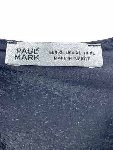 xl Beden siyah Renk Paulmark Bluz %70 İndirimli.