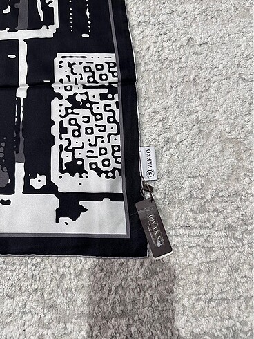 Orjinal Vakko İpek Eşarp - Görsel 6