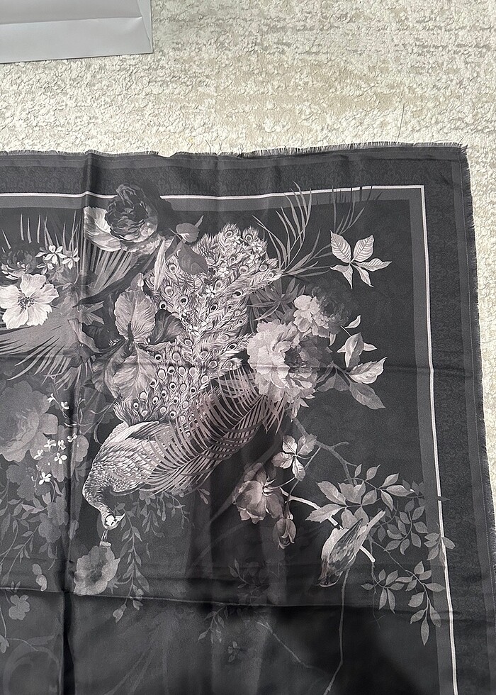 Orjinal Vakko İpek Eşarp - Görsel 5