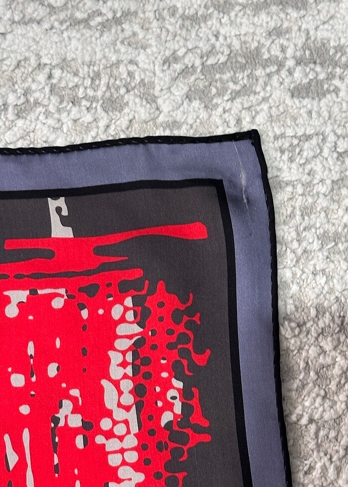 Orjinal Vakko İpek Eşarp - Görsel 3