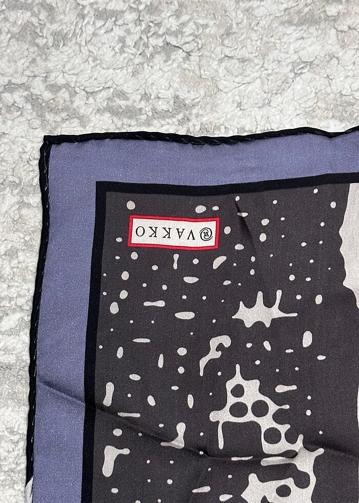 Orjinal Vakko İpek Eşarp - Görsel 5