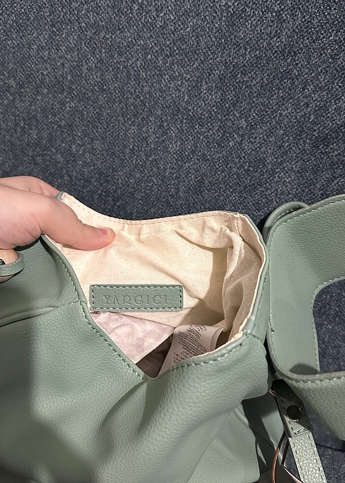 Yargıcı Çanta Mint Yeşili - Görsel 4