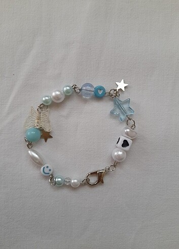 Blue beads bracelet 