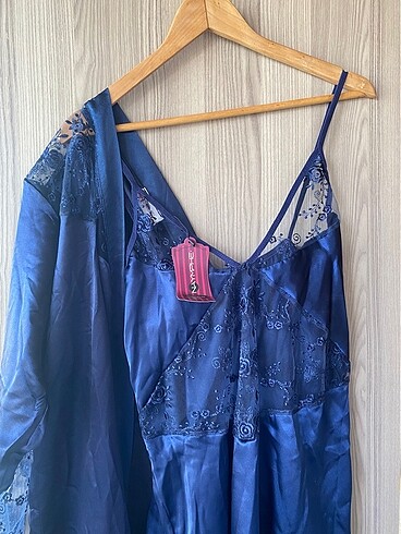 Saten Gecelik Takım - Görsel 5