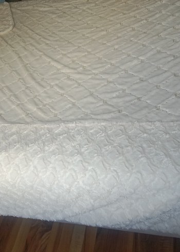 Parlak Beyaz  Yatak Örtüsü - Görsel 7