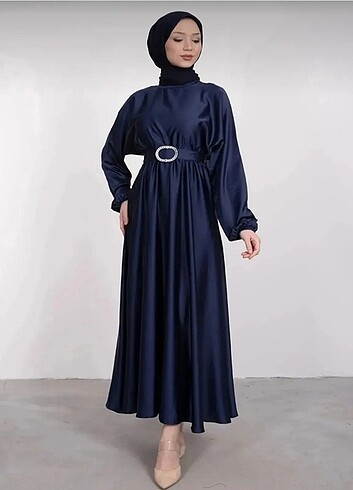 Mevlana saten elbise