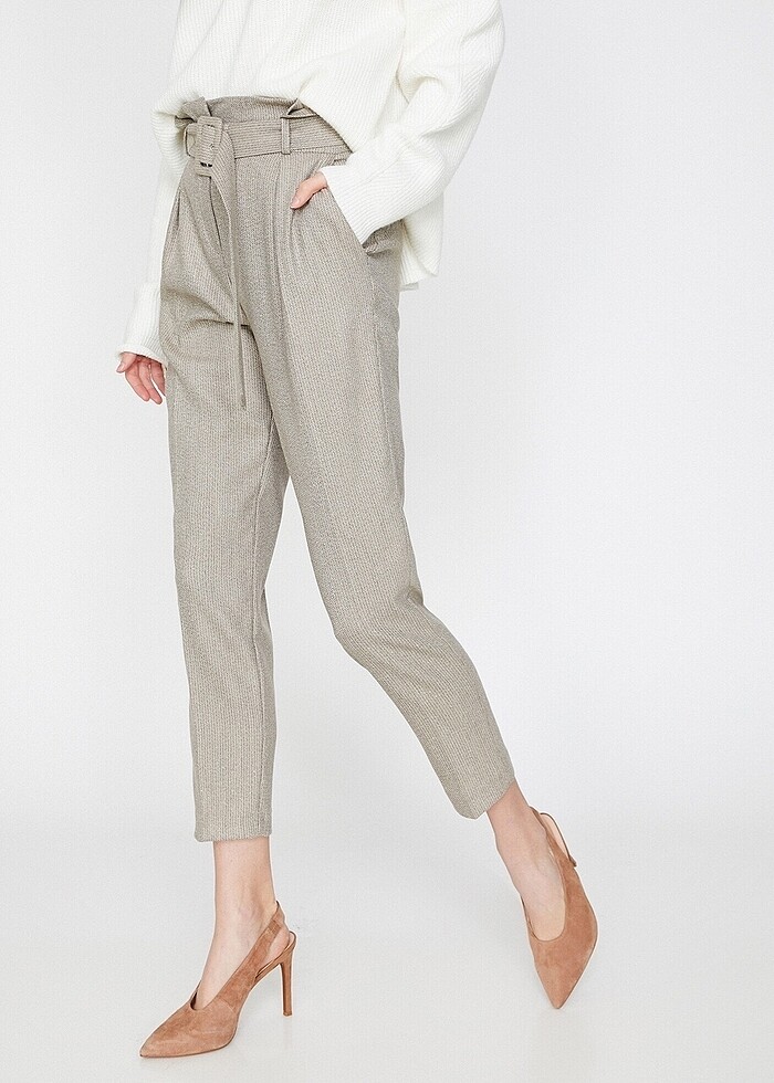 Koton Kemer Detaylı Pantolon - Görsel 3