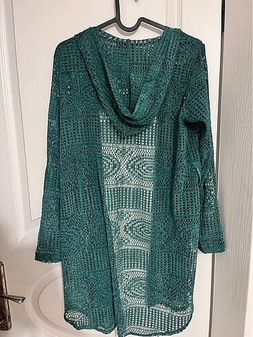 Örgü plaj hırkası - Görsel 2