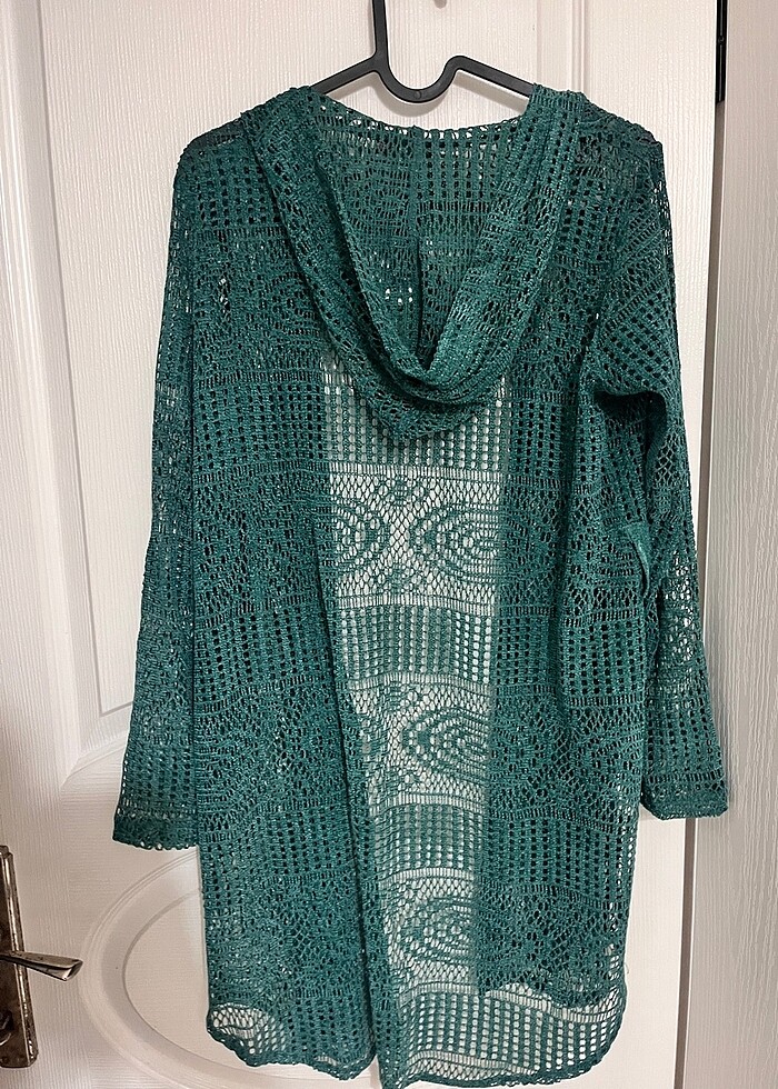 Örgü plaj hırkası - Görsel 2