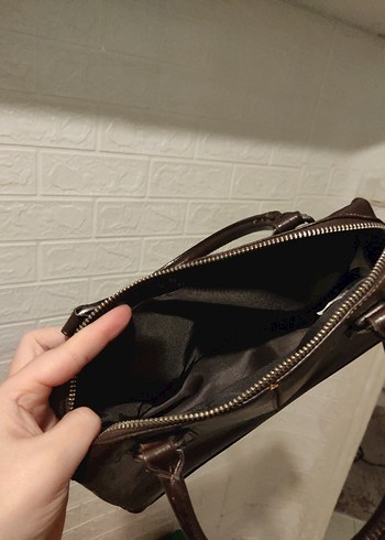 LCW women Klasik Vintage Kahverengi suni Deri Kadın Çanta - Görsel 4