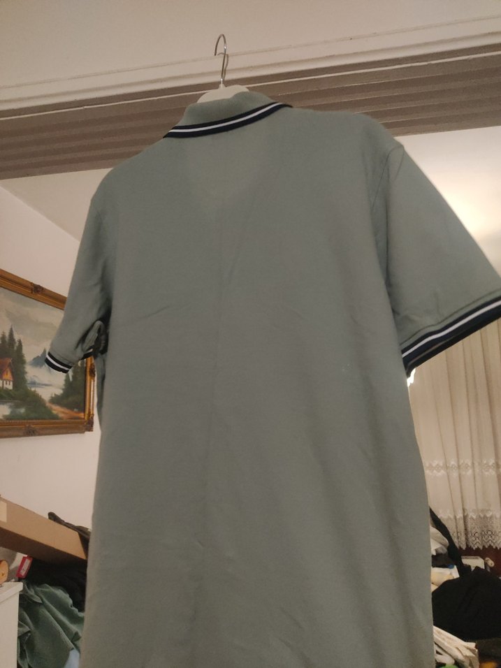 VAKKO su yesili kısa Kollu Erkek Polo tişört - Görsel 2