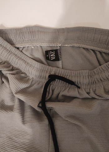 ZARA ERKEK Gri Rahat Kesim Spor Şort - Görsel 5