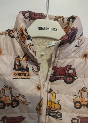 Erkek Çocuk Baskılı Fermuarlı mont - Görsel 2