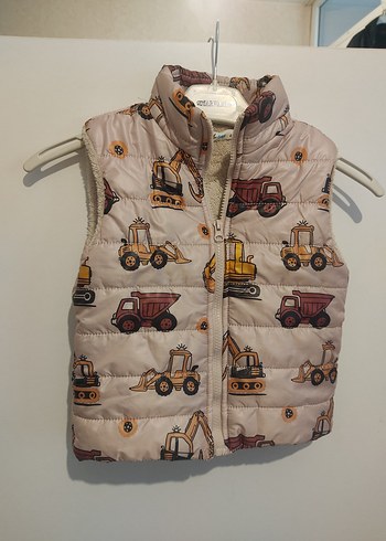 Erkek Çocuk Baskılı Fermuarlı mont - Görsel 4