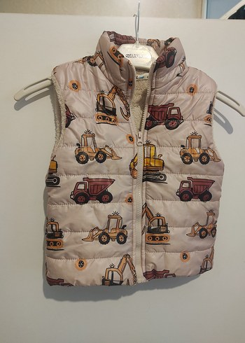 Erkek Çocuk Baskılı Fermuarlı mont - Görsel 5