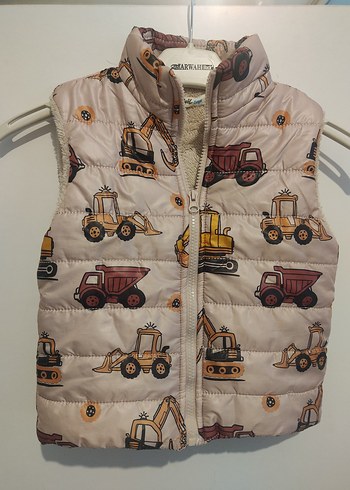 Erkek Çocuk Baskılı Fermuarlı mont - Görsel 6