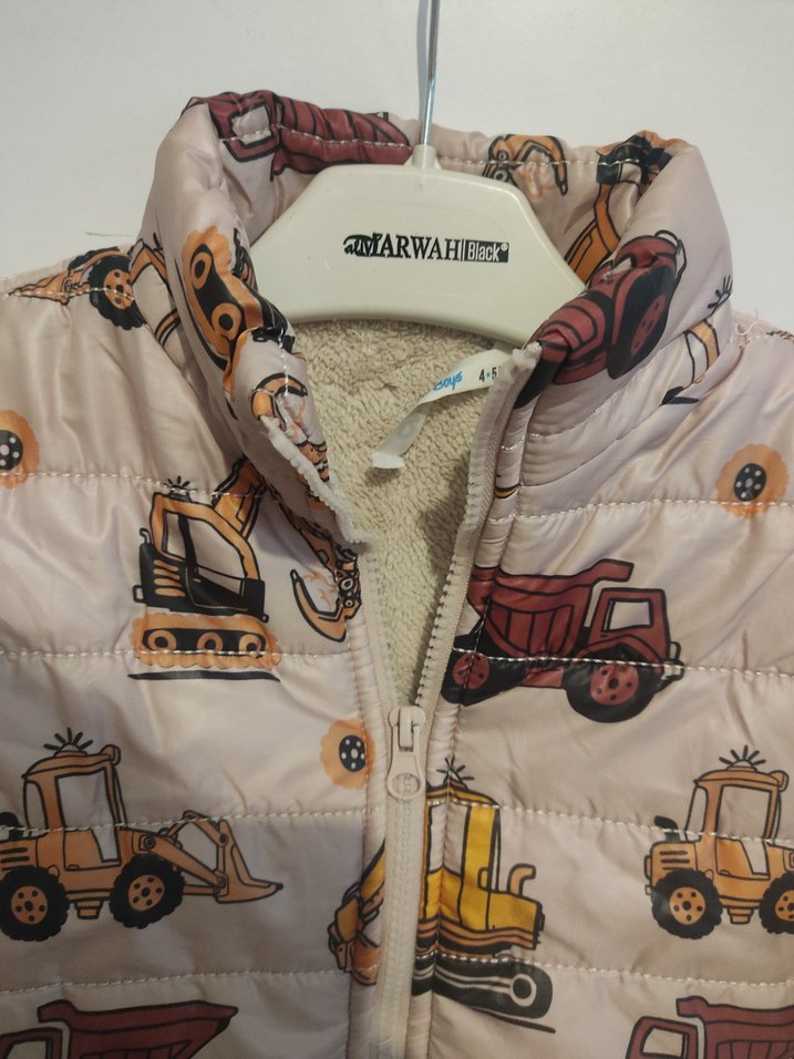 Erkek Çocuk Baskılı Fermuarlı mont - Görsel 2