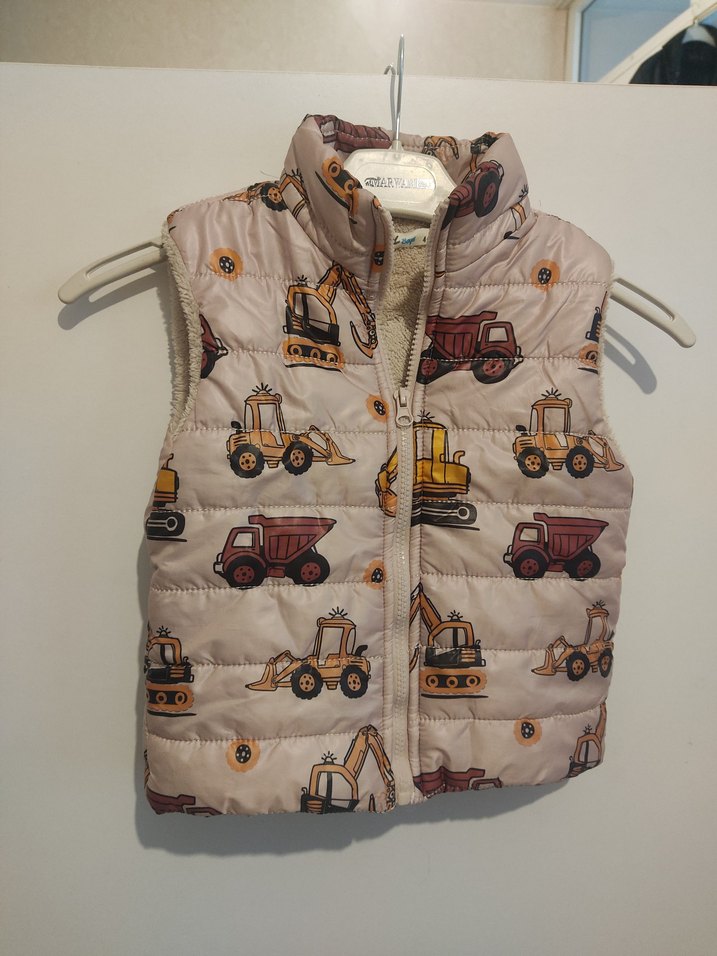 Erkek Çocuk Baskılı Fermuarlı mont - Görsel 4