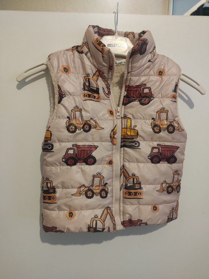 Erkek Çocuk Baskılı Fermuarlı mont - Görsel 5