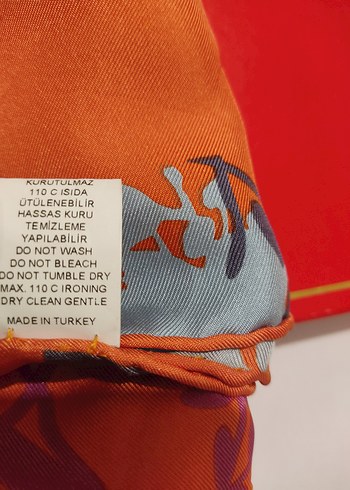 VAKKO TURUNCU EŞARP - Görsel 4