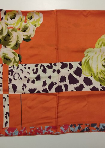 VAKKO TURUNCU EŞARP - Görsel 5