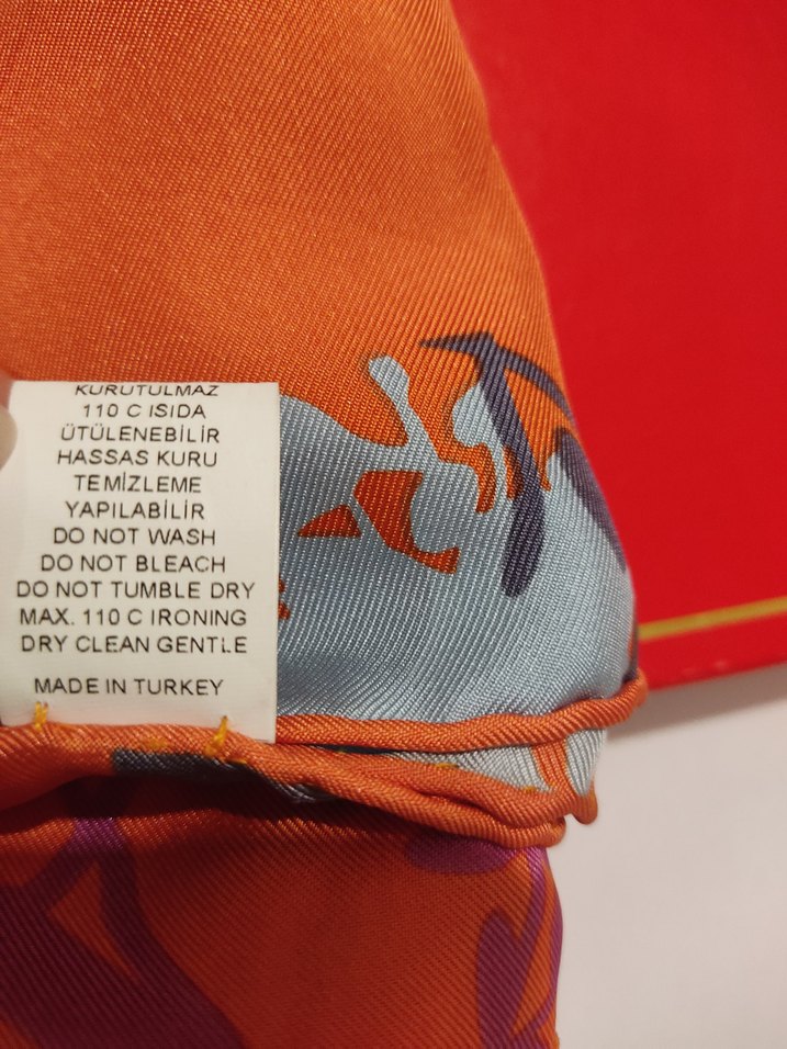 VAKKO TURUNCU EŞARP - Görsel 4