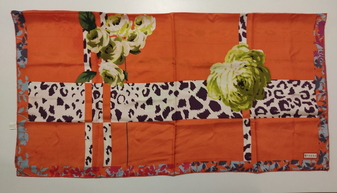 VAKKO TURUNCU EŞARP - Görsel 5