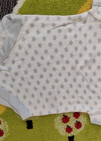 Düğmeli Uzun Kollu Bebek Body - Pamuklu - Görsel 3