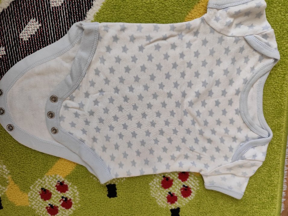 Düğmeli Uzun Kollu Bebek Body - Pamuklu - Görsel 3