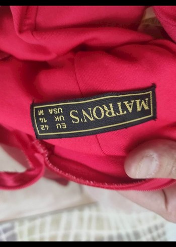 Zara Kırmızı Askılı Abiye Elbise