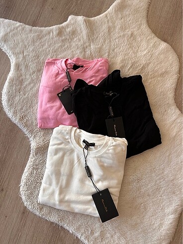 Massimo dutti çıtçıtlı body (pembe)