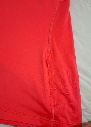 Kırmızı Yüksek Yakalı Spor Elbise - Görsel 2